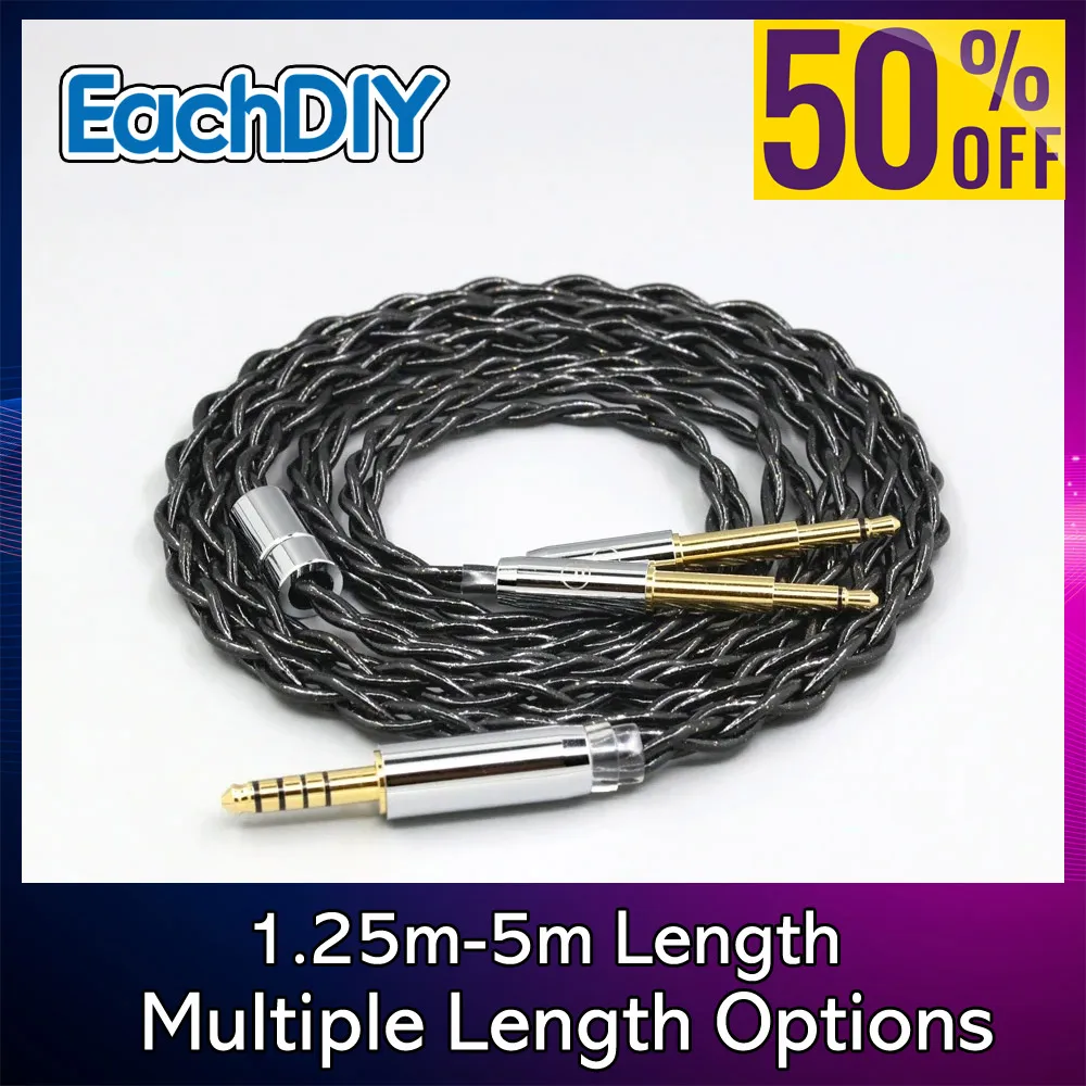 99% الفضة النقية البلاديوم الجرافين العائمة الذهب سماعة كابل ل Meze 99 الكلاسيكية NEO NOIR سماعة سماعة 8334