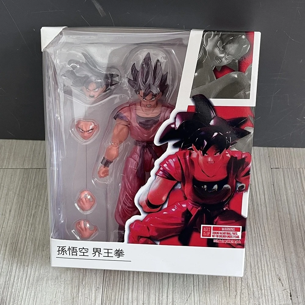 Dragon Ball Z Son Goku Kaiouken Black Wukong Actionfigur Anime S.H.Figuarts SHF Modell Sammlung Spielzeug Geschenke