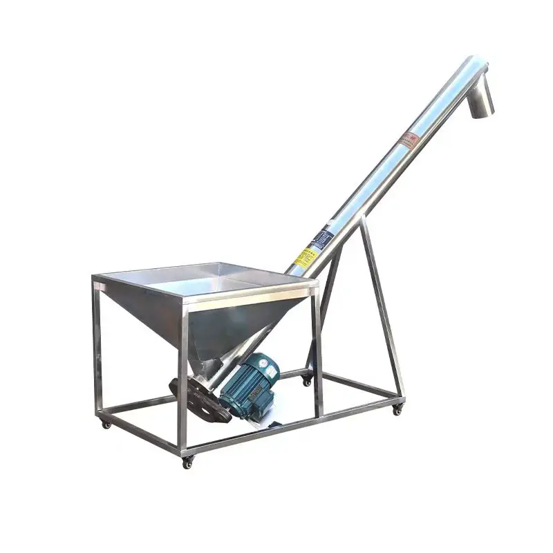 

Automatic Speed Adjustable Stainless Steel Spiral Drill Conveyor, Powder or Particle Screw Conveyor Tilt Conveyor