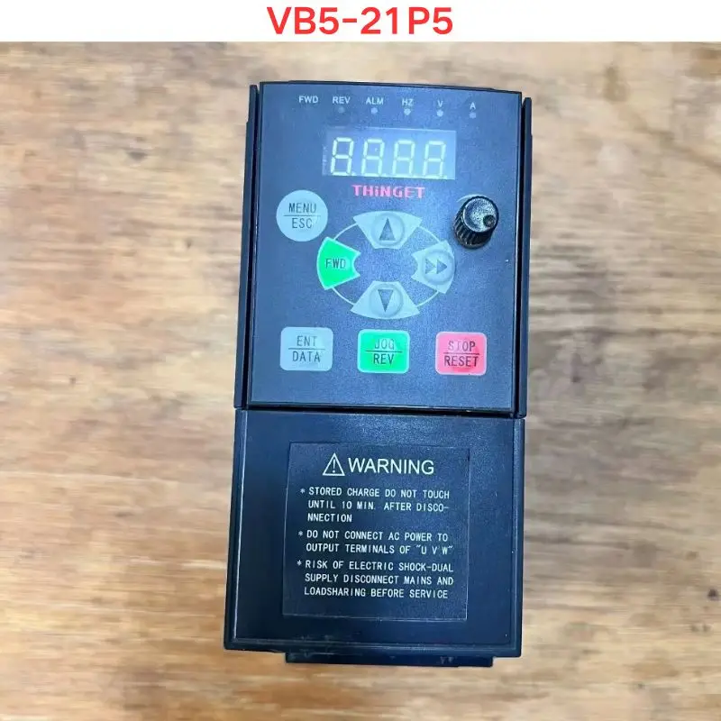 

Second-hand Xinjie inverter VB5-21P5 functional test is normal