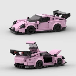 HOT MOC F1 Racing Car City Speed Champions Sports Building Blocks Bricks Kids Toy Boys Gift Supercar Racers Vehicle Technique