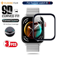 Full Curved Screen Protector For Huawei Watch FIT 3 Accessories 9D Screen Protector For Huawei Watch FIT 3 No Glass