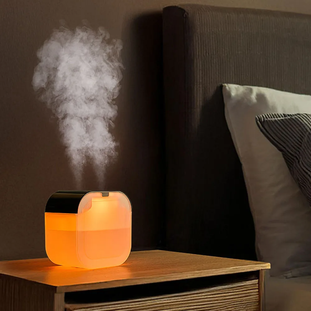 Humidifier household bedroom dual spray large capacity humidifier colorful water-based aromatherapy machine