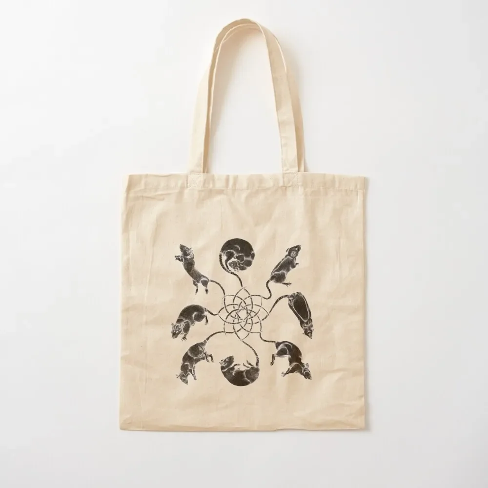 

The Rat King (Inverted) Tote Bag custom tote bags aesthetic Women's