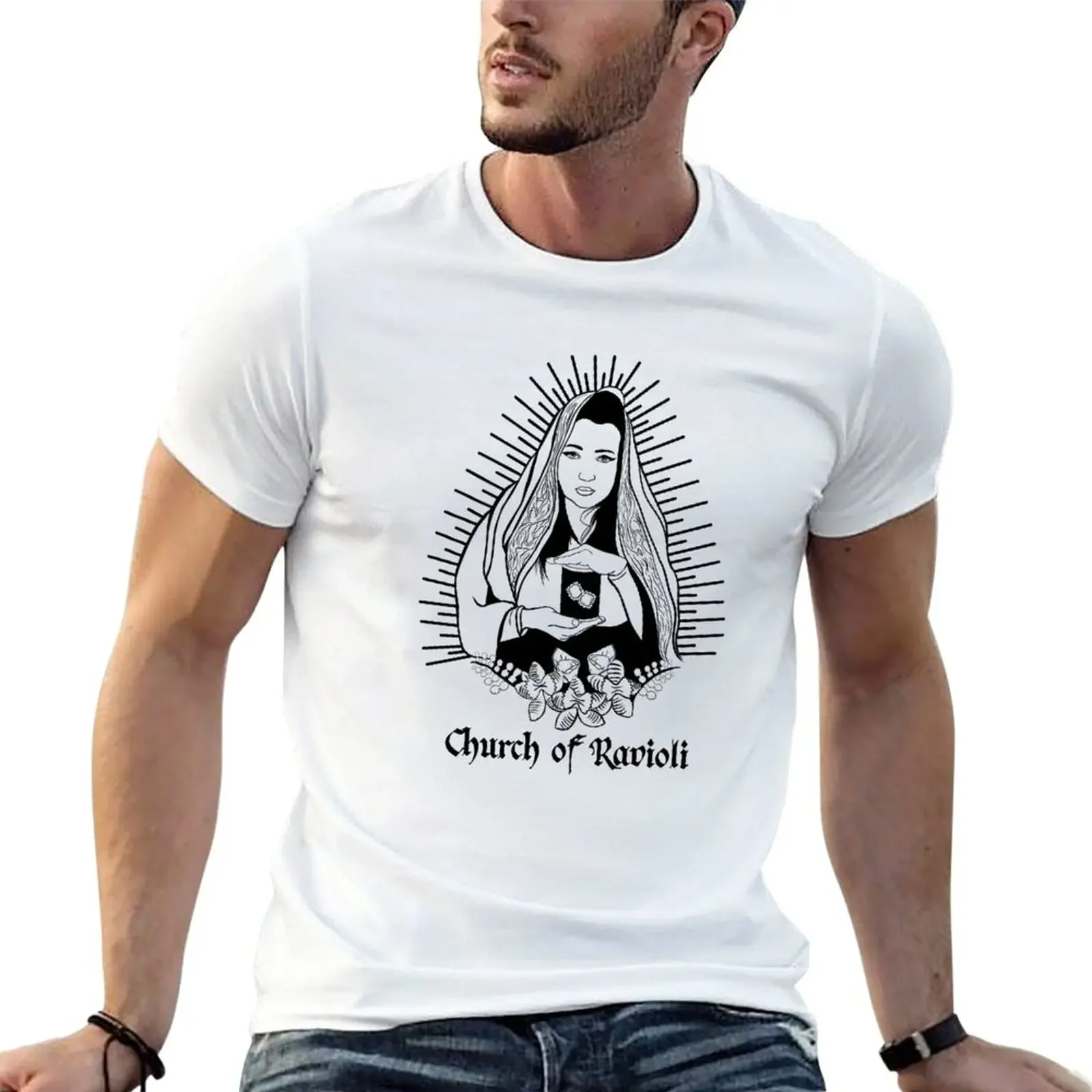 

Church of Ravioli T-Shirt blanks Blouse Aesthetic clothing sweat shirts, men