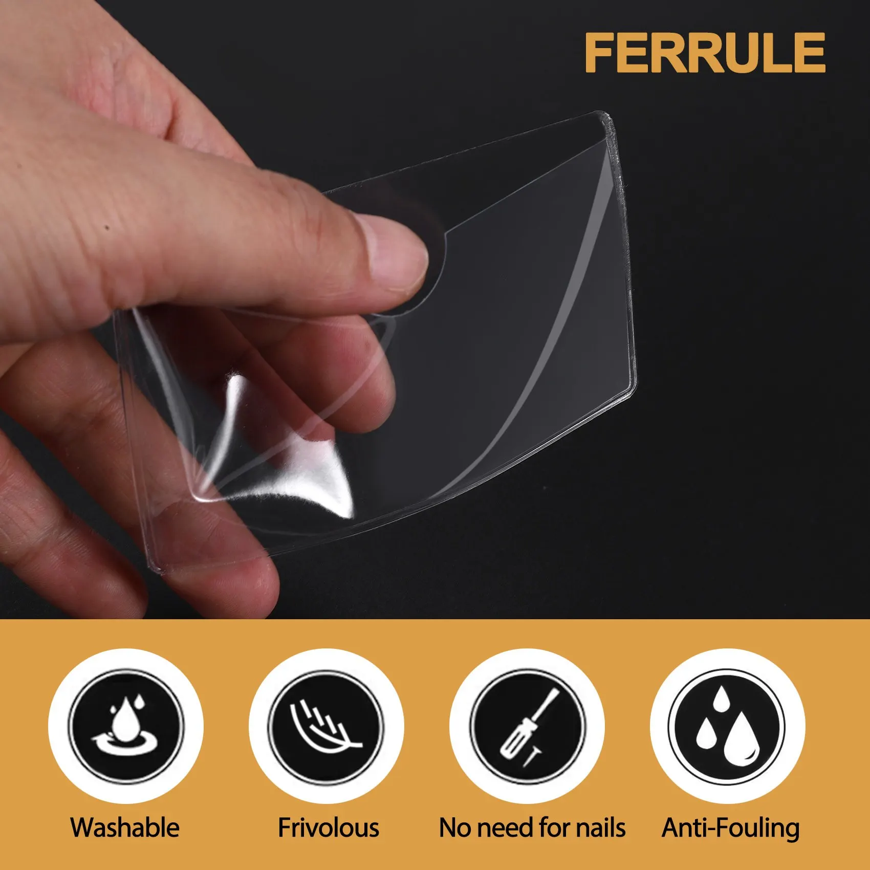 Porta etichette autoadesivo da 60 pezzi Tasche per carte Porta etichette Porta carte trasparenti per biblioteca con apertura superiore per schede indice