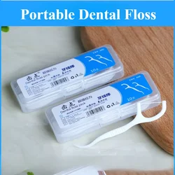 치실 Portable Floss Dispenser Dental Floss Case Automatic Dental Flosser Dispenser Refillable Tooth Pick Beauty Health Зубная Нить