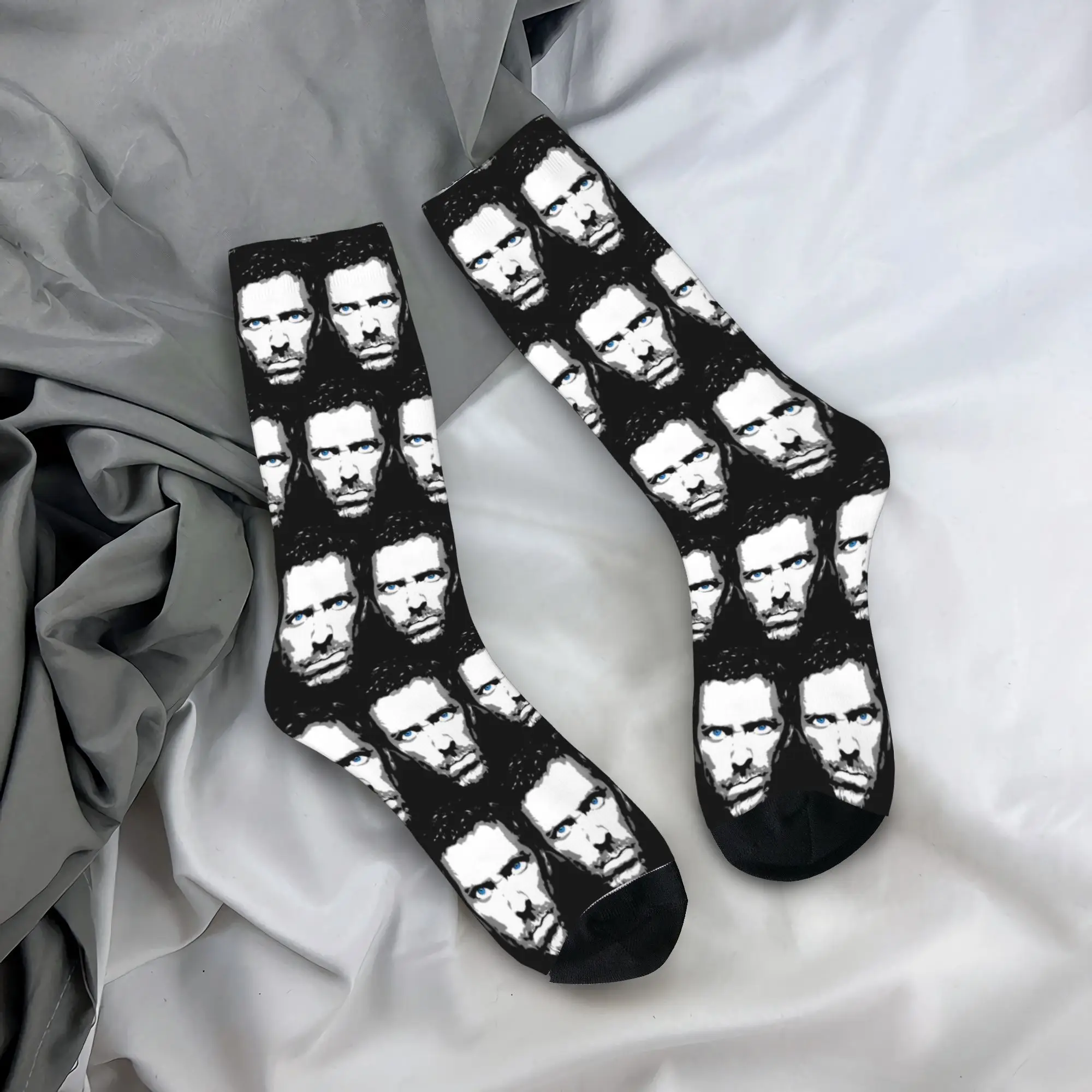 جوارب رجالية جوارب تلفزيون أمريكية دكتور جريجوري جوارب غير قابلة للانزلاق قابلة للتنفس جوارب ربيعية غير رسمية مخصصة لركوب الدراجات #1