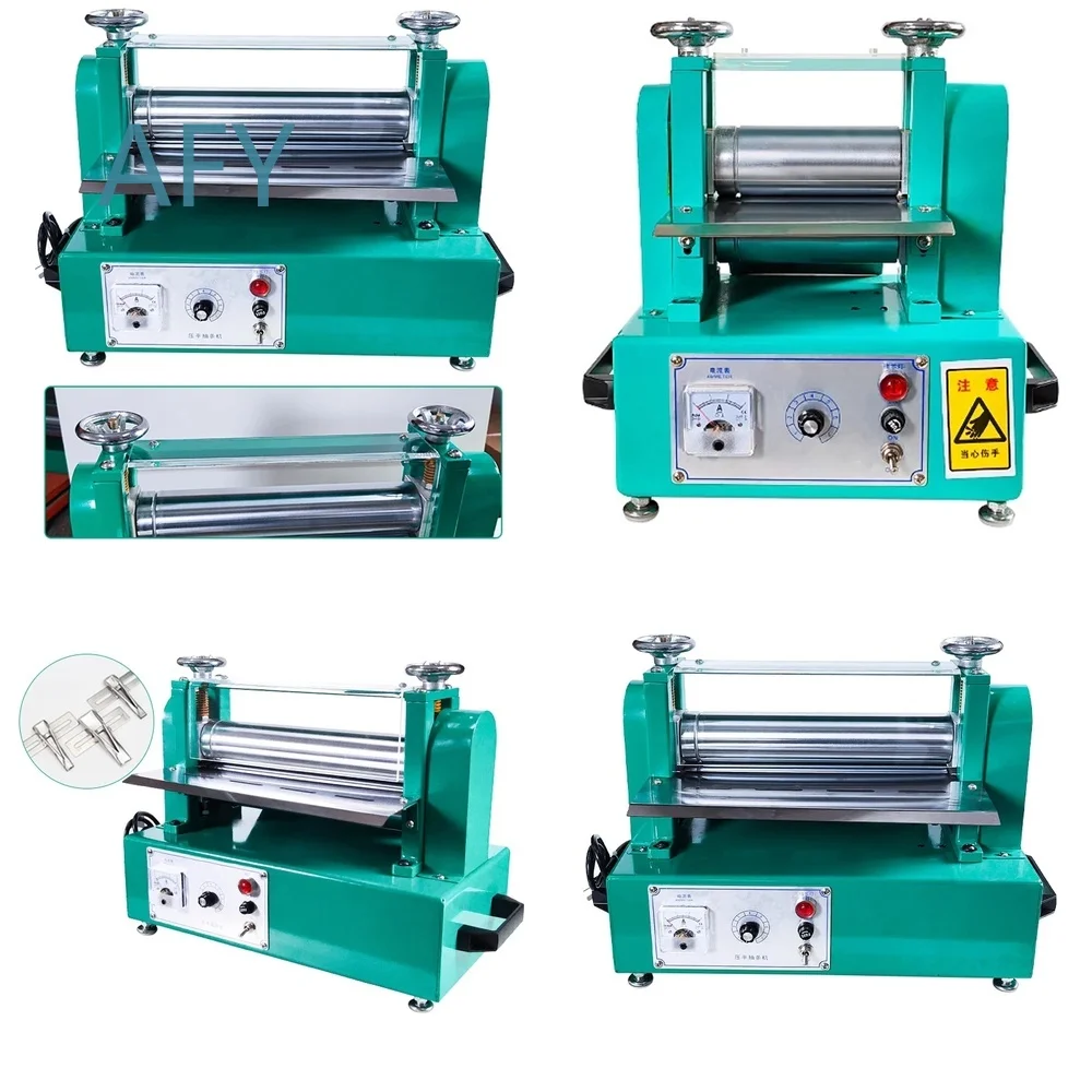 Electric Leather Stripping Machine for Watch Strap Folding Laminating Hemming Speed Adjustable Tool for Leathercraft DIY