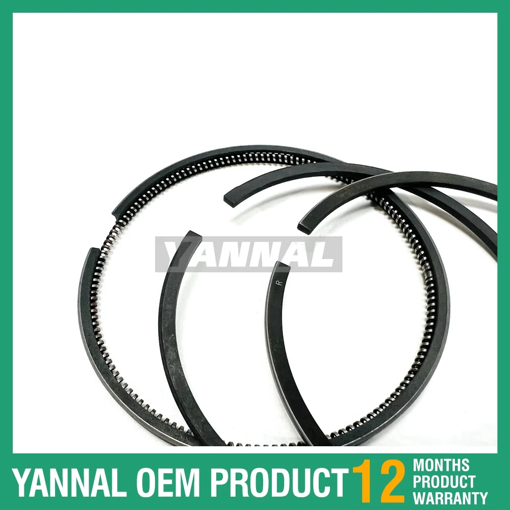 3TNE74 3D74 3D74E Piston Ring Set For Yanmar Engine Komatsu Excavator Loader