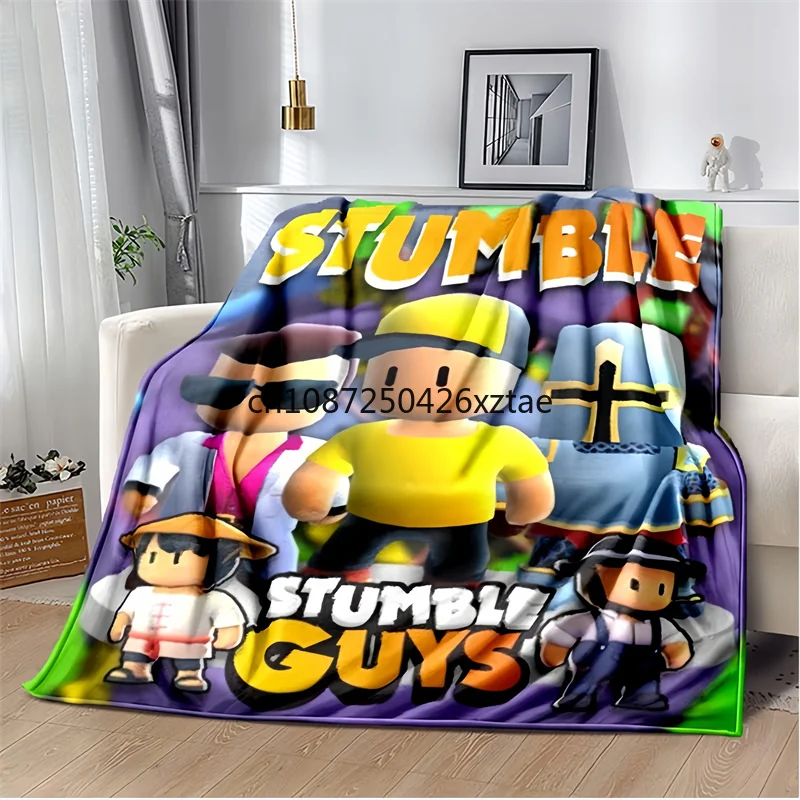 SS-Stumble G-Guys Children Blanket,Soft Warm Sports Yoga Sofa Bed Blankets,boys and Girls Brithday Gift,tapestry