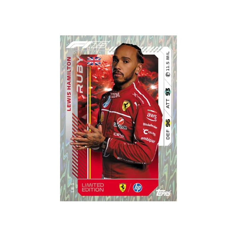 2025 Topps Genuine Turbo Attax F1 Formula 1 Racing Trading Cards 10 Cards Per Pack 2 Mirror Foil Inserts Chance Collectible Gift