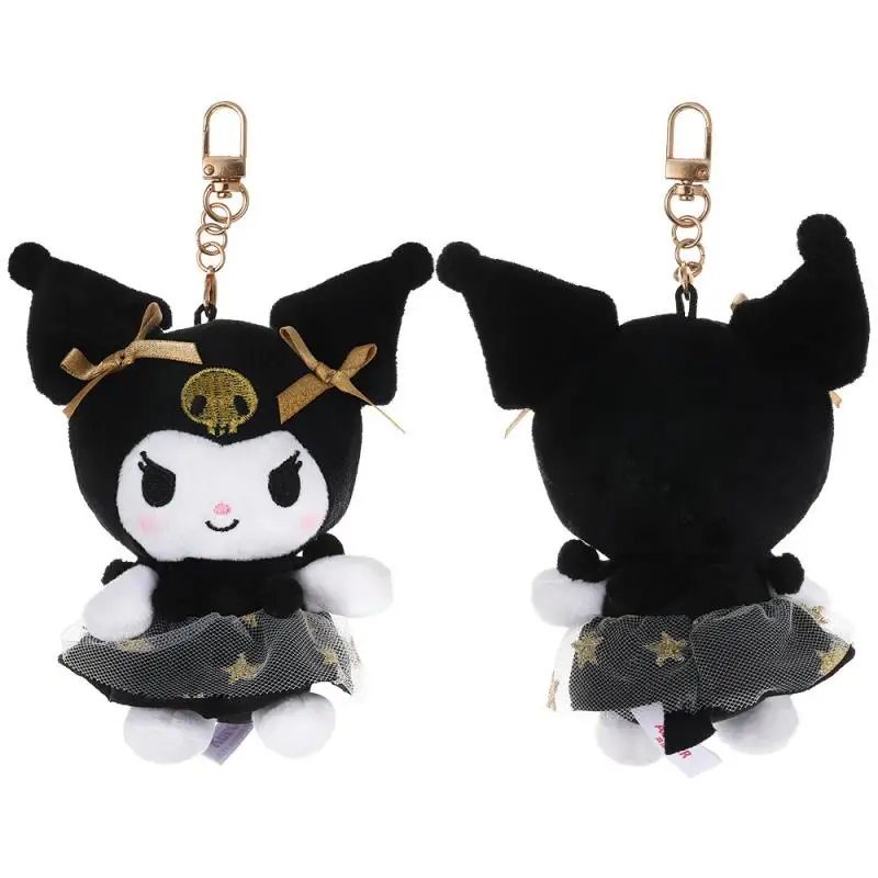 Kawaii Cartoon Hello Kitty My Melody Kuromi Pluszowa lalka Brelok do torby Wisiorek Pluszowa lalka Wisiorek Wysokiej jakości prezent świąteczny