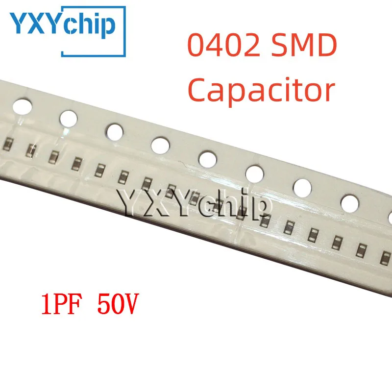 

100PCS 0402 1PF 50V ±0.25PF SMD Chip Multilayer Ceramic Capacitor C0G NPO