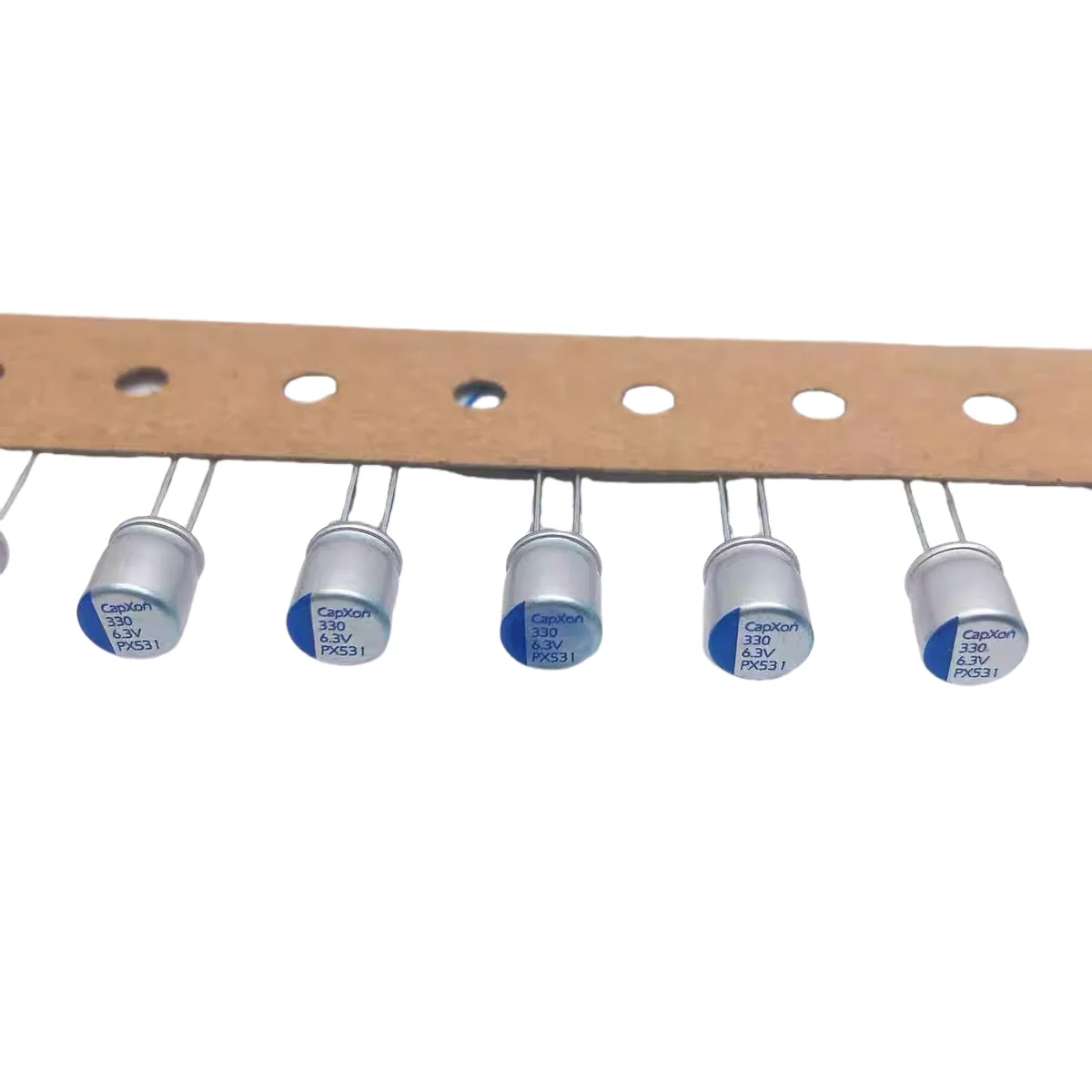 

5PCS/LOTS solid-state capacitor 6.3V330UF 330UF/6.3V CAPXON volume 6X7 For Motherboard VGA NCC IC Electronic components