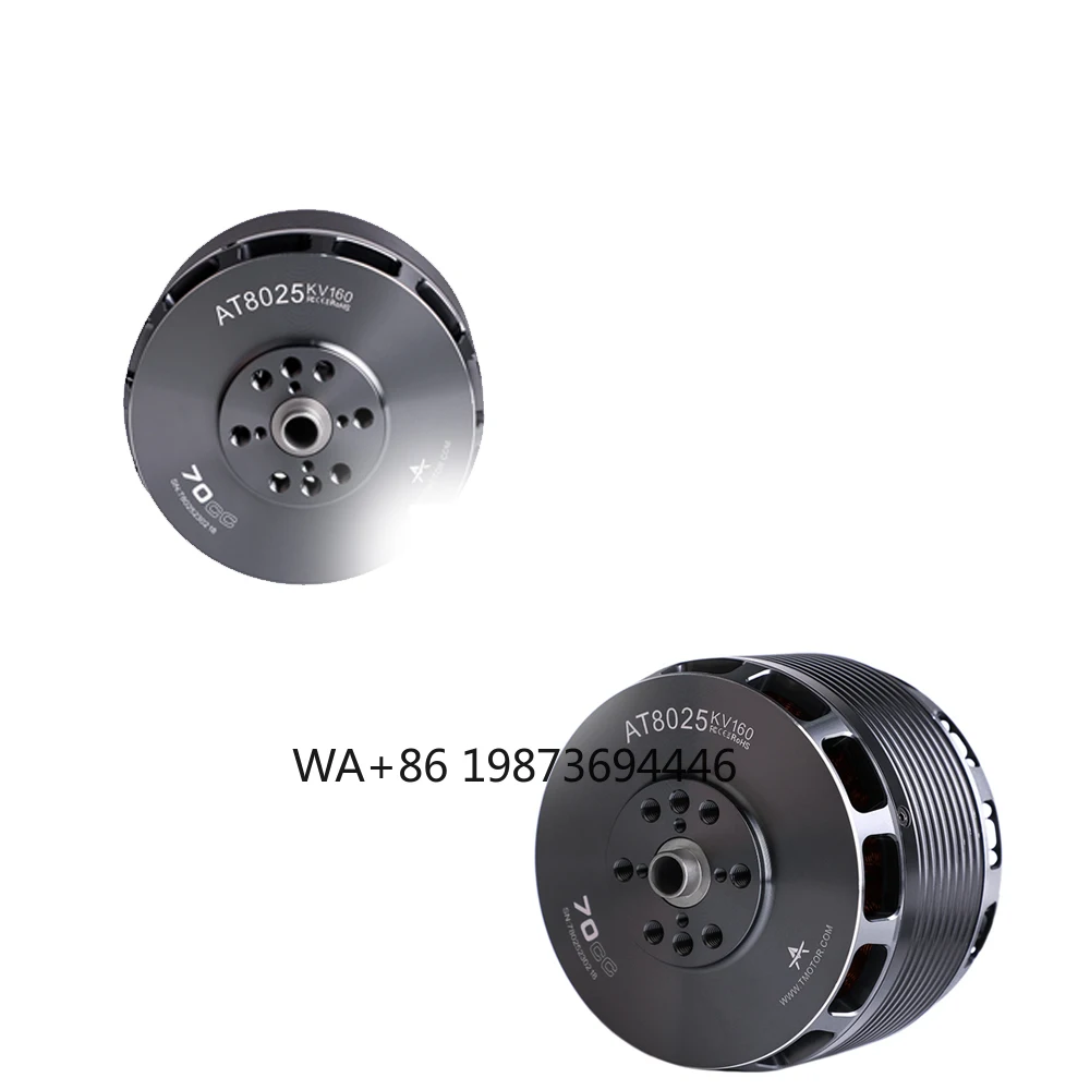 

AT8025 70CC 10-14s Airplane Fixed Wing Long Shaft 5kw 6kw Brushless Motor