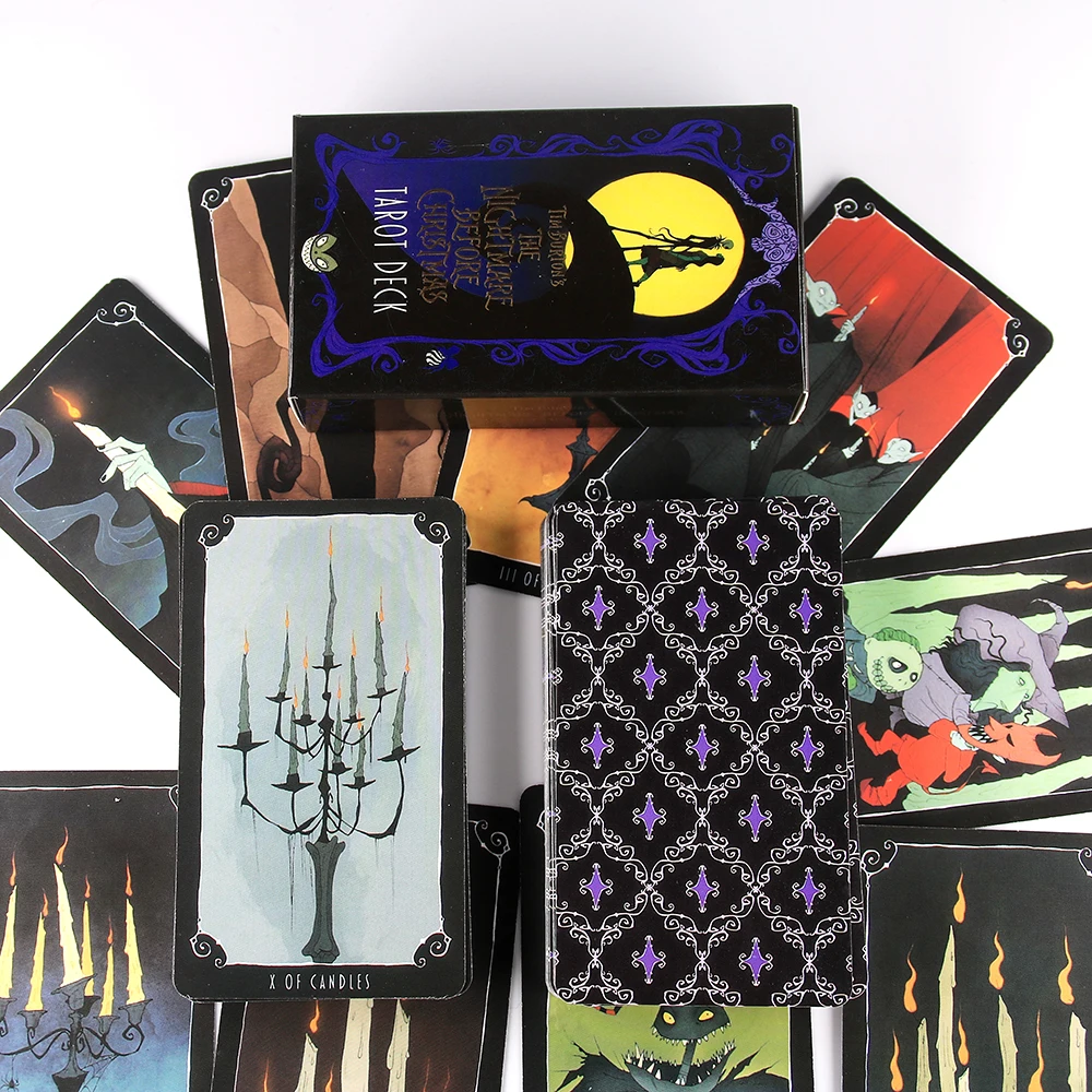 Fortune Nightmare Before Christmas Taort Sortilege Board Game High Magic Tarot Deck