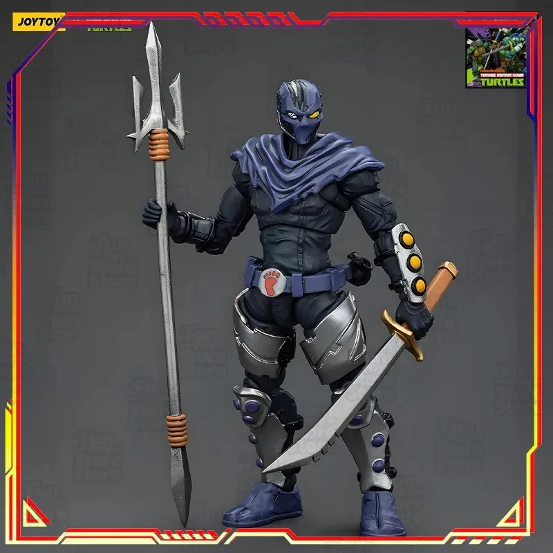 

JOYTOY Teenage Mutant Ninja Turtles Bigfoot Soldier Action Figure Original Series Anime Assembly Collectible Toy Model for