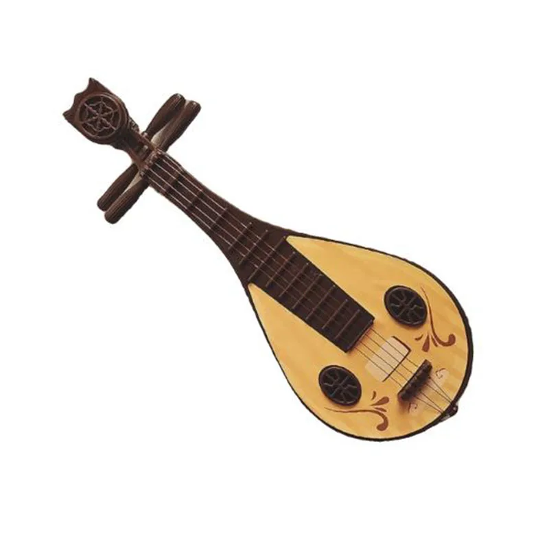 شاشة صينية عتيقة قابلة للطي، دعائم تصوير Guzheng Pipa، ديكور سطح المكتب، خلفية كشك الصور على الطراز الشرقي #5