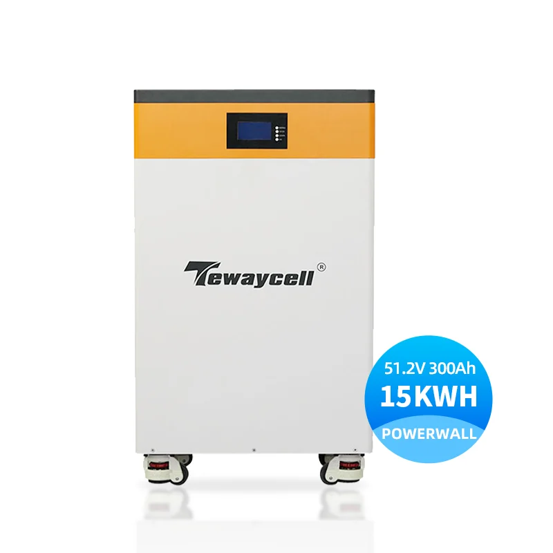 Tewaycell 48v 300ah 15kwh off Grid Solar Power Wall 15S with Lifepo4 Battery Pack Lithium Ion for Solar Energy System