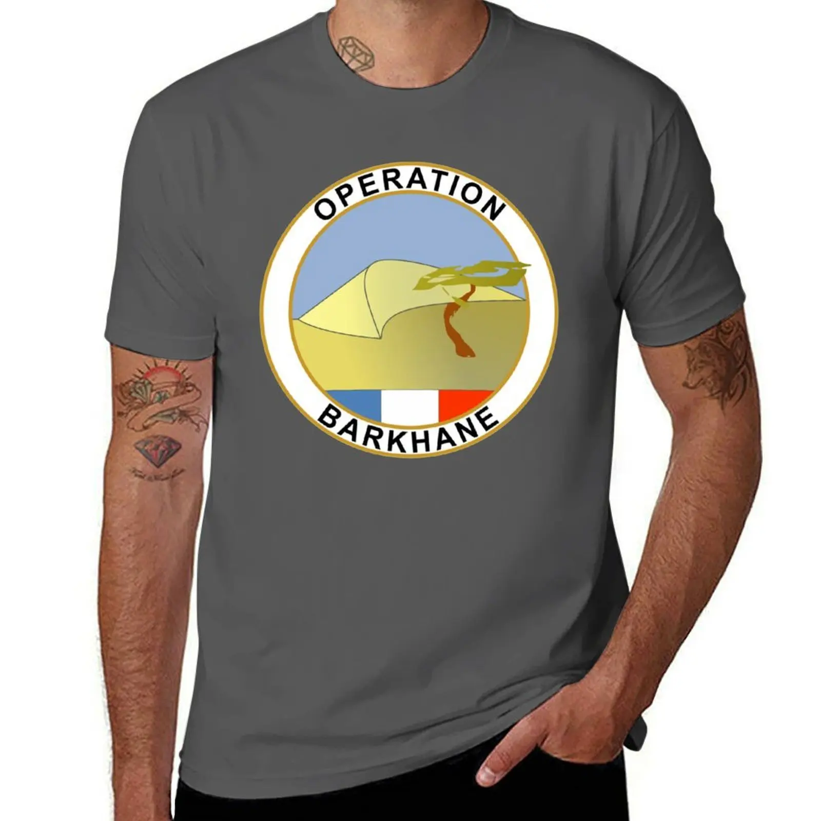 OPERATION BARKHANE T-Shirt Worker Basic Short Sleeve Tee