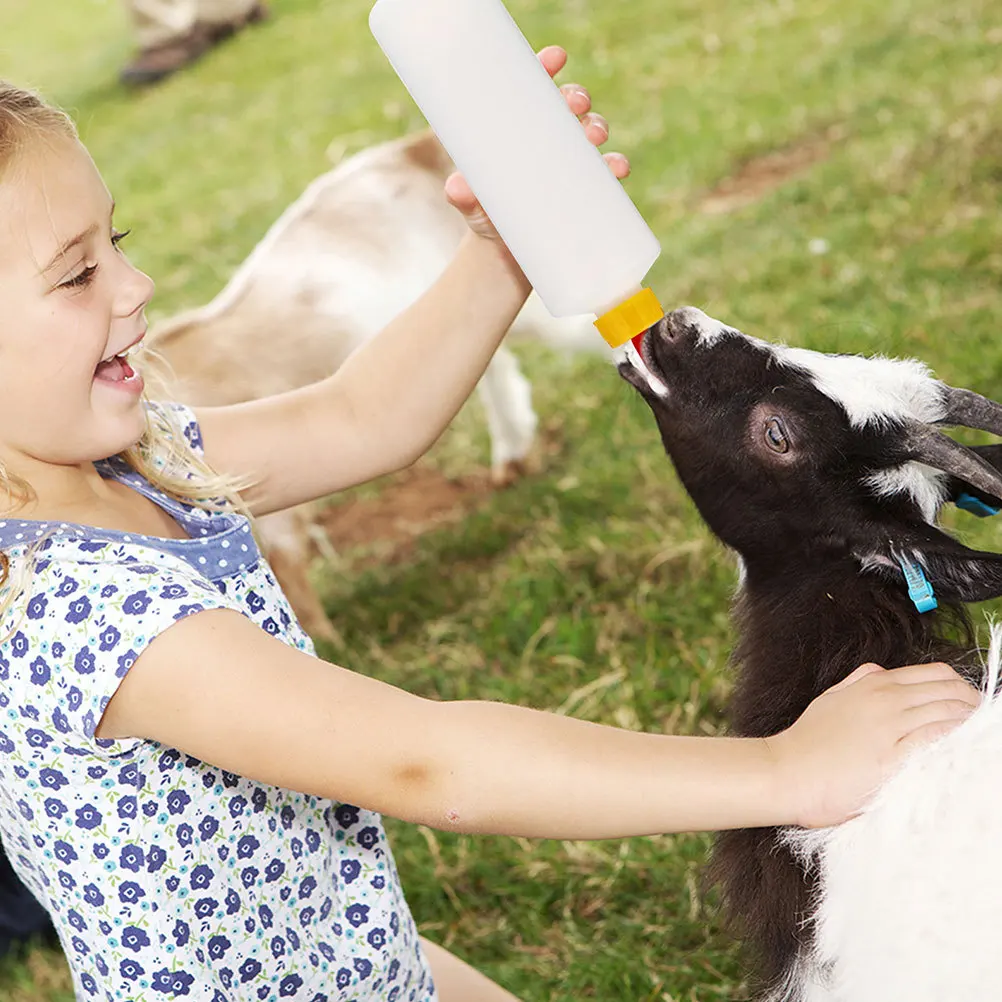 

1Set Livestock Nursing Bottle Kit Large Capacity Animal Feeding Bottle for Lamb Goat Calf Milk Feeder Farm Newborn Animal Care