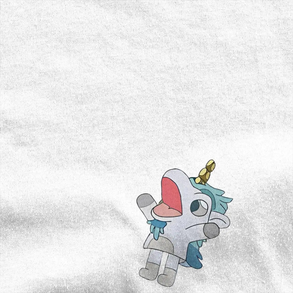 Men's T Shirt Cute Unicorse T-Shirts Trending Blueys Cartoon Beach Tee Shirt Y2K Funny Print Cotton Clothing Plus Size