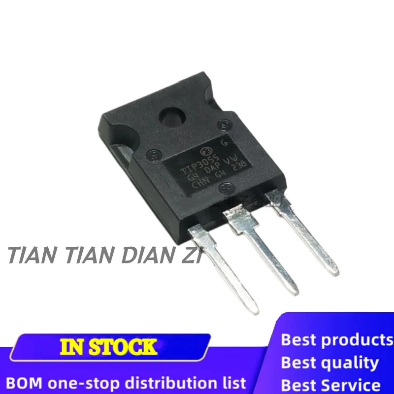 2pcs/lot TIP3055 TO-247 ic chips in stock