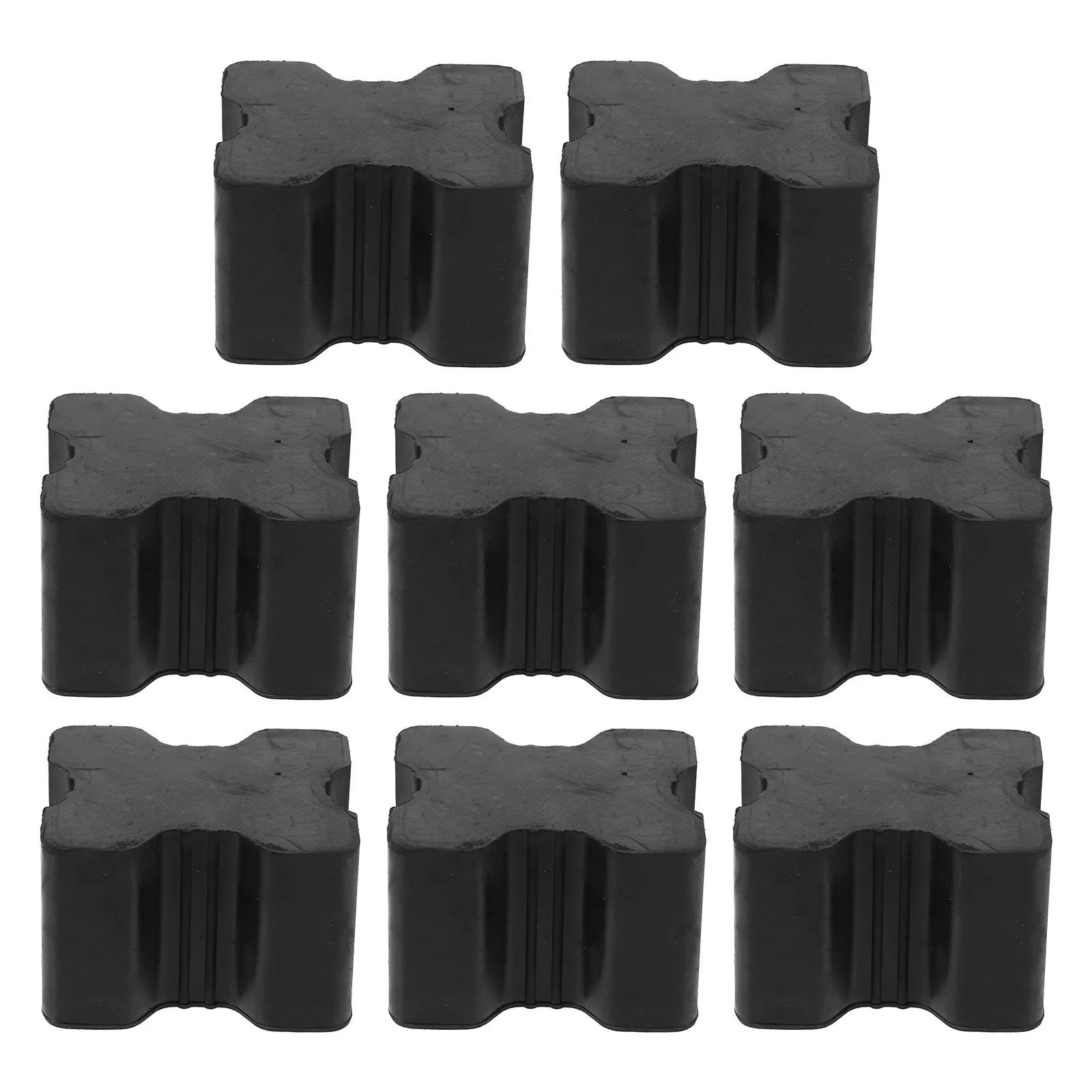 

8Pcs Universal Black Coil Spring Booster Pads Heavy Duty Shock Absorbers Rubber Suspension Lift Spacers for Vehicles