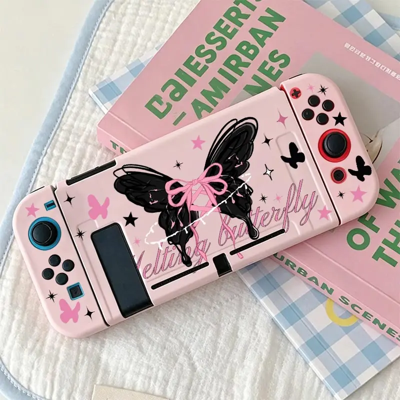 Protective Case Accessories TPU Split Protective Case Anti-Scratch Shell Protector for Nintendo Switch NS Game Console