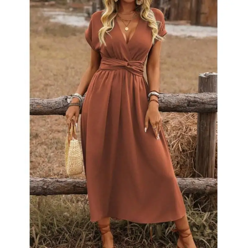 

P 9324 Women's n Holiday Casual Cross Spring Summer Faion Seven Sve Length Autumn Season Sportswear Set