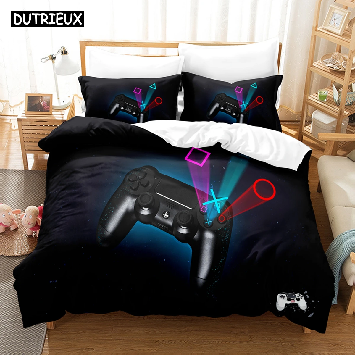 

3D Gane Controller Bedding Sets Duvet Cover Set With Pillowcase Twin Full Queen King Bedclothes Bed Linen