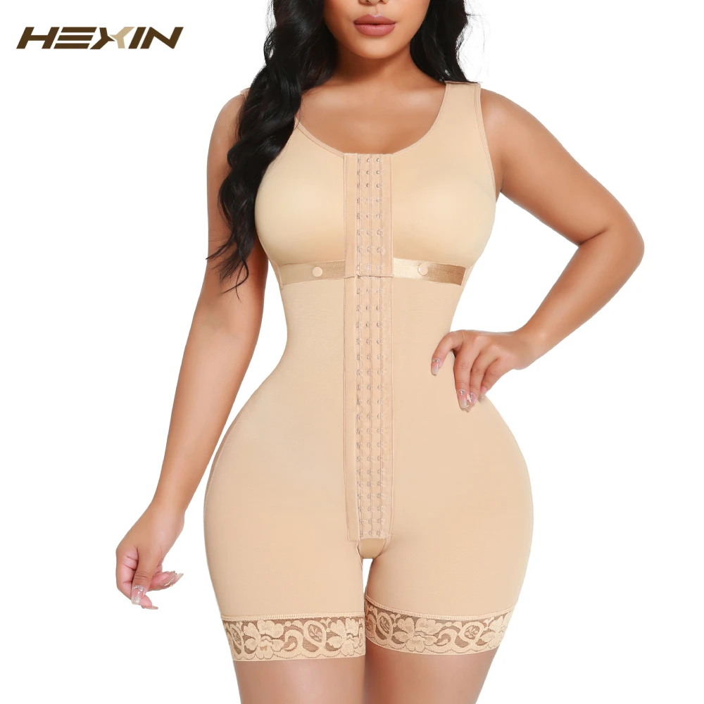 

Fajas Colombianas BBL Stage 2 Post Surgery Shapewear Bodysuit Postpartum Girdle High Compression Full Body Shaper Butt Lifter