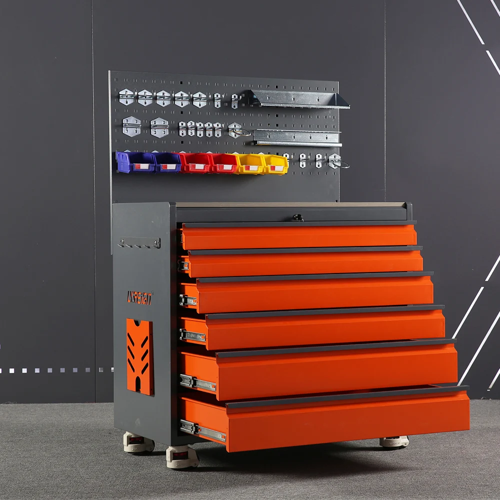 Six-drawer Heavy-duty CNC Tool Cart Workbench Operation Table Special Marble for Machining Center Cnc Workbench
