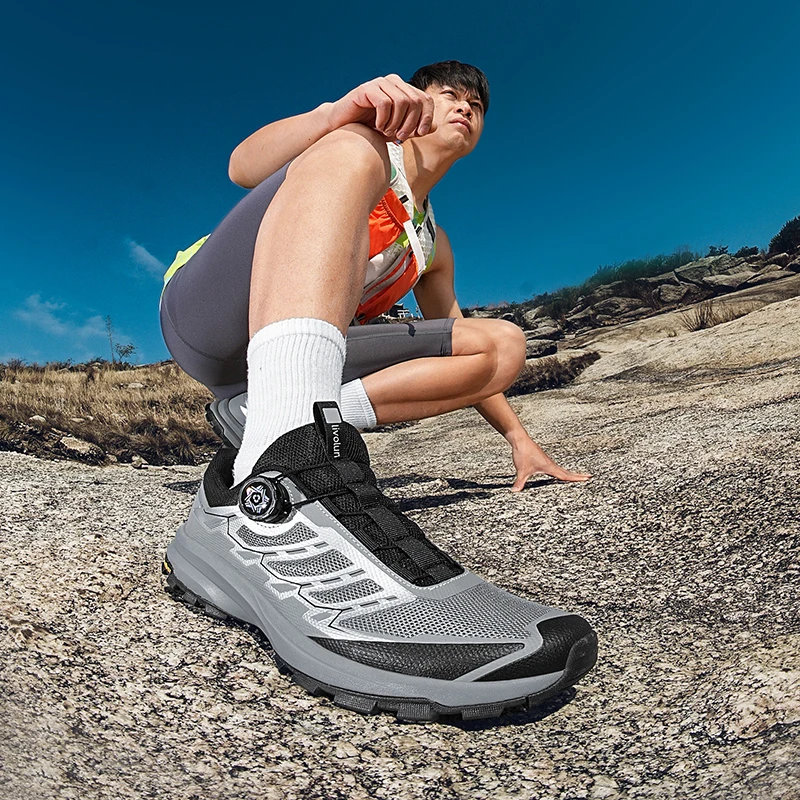 

2026 Spring Outdoor Shoes Breathable And Durable Off Road Hiking Shoes Suitable For Climbing Camping Slow Running Men'S Shoes