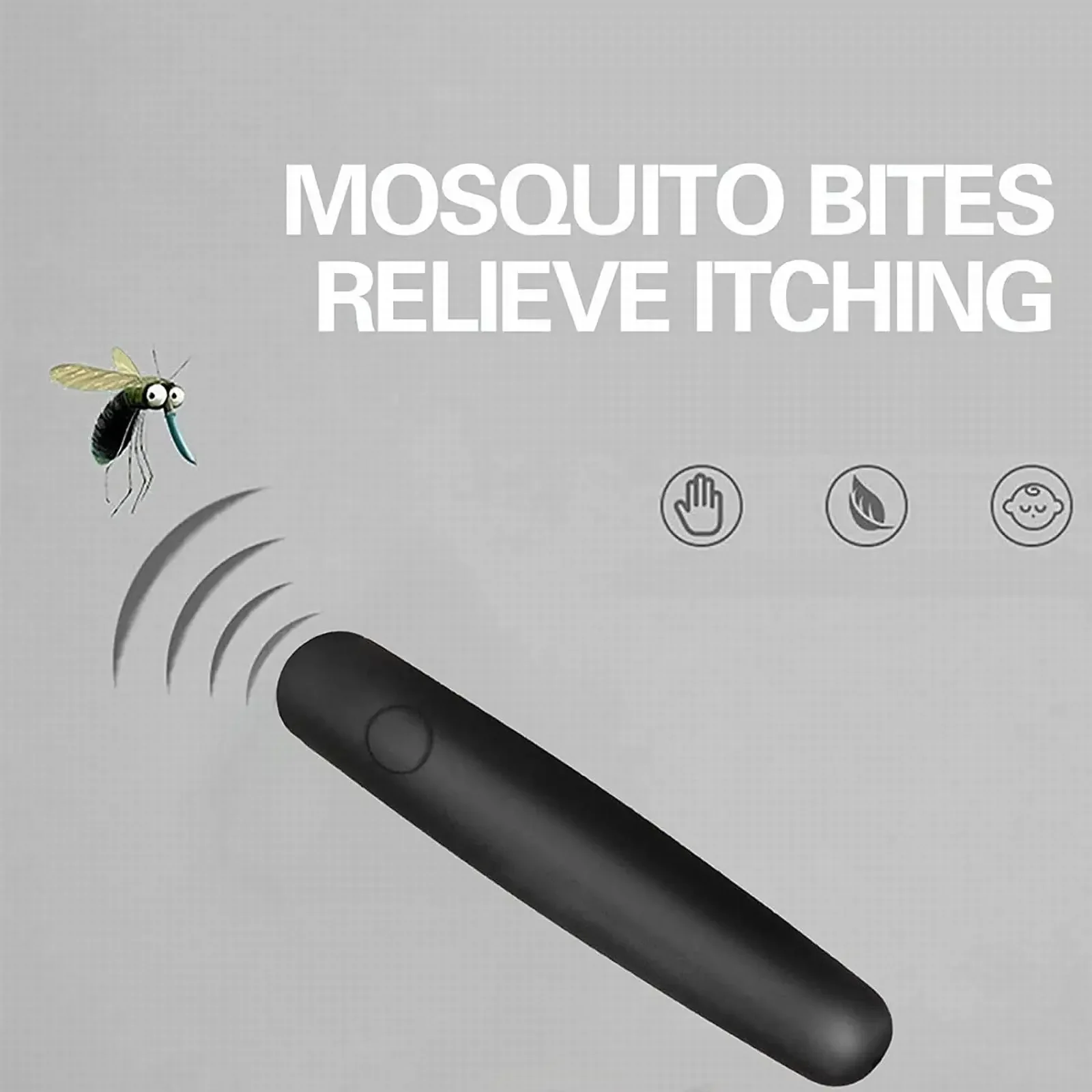 Electronic Mosquito Bite Relief Pen Portable Itch Swelling Pain Soother Insect Sting Relief Tool Outdoor Camping Travel Summer