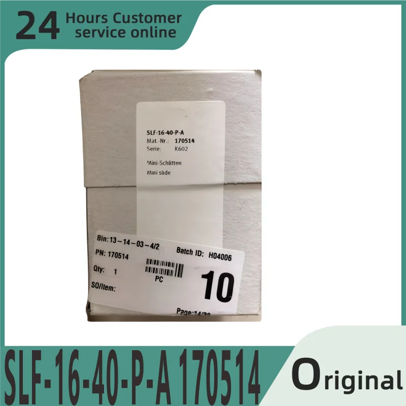 

Brand new original slide table SLF-16-40-P-A 170514 SLF-6-20-P-A 170504 SLF-10-50-P-A 170510 SLF-16-20-P-A 170512