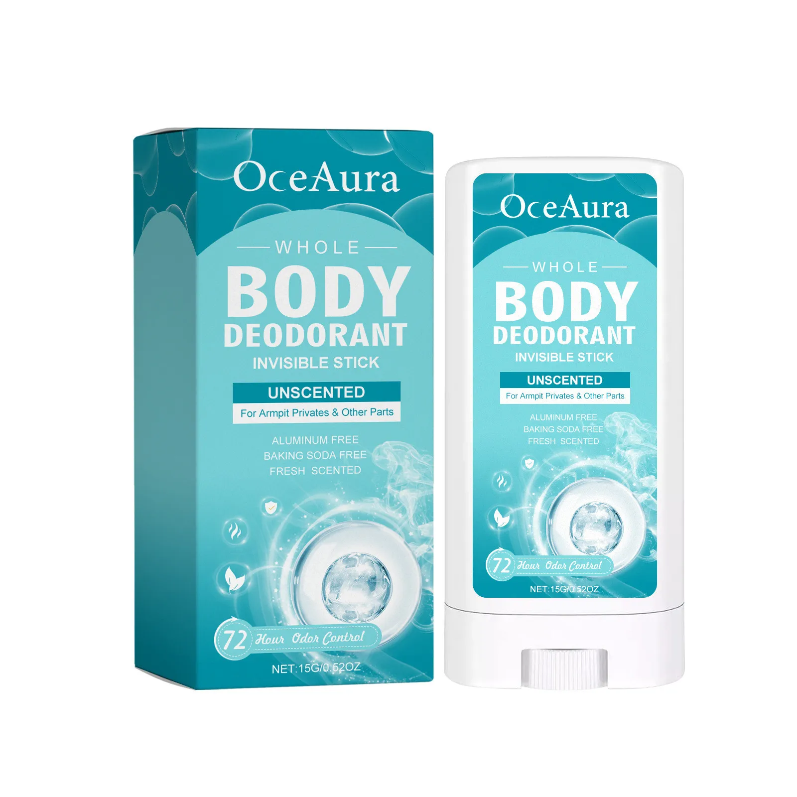 2024 Women\'s Full Body Deodorant Stick Lavender Scent Aluminum-free Deodorant Stick Long Lasting Effect Aloe Barbadensis