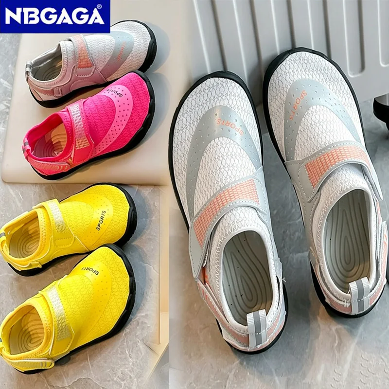 Kids Water Shoes Summer Lightweight Non-Slip Breathable Aqua Socks Beach Swimming Outdoor Boys Girls Size 26-37