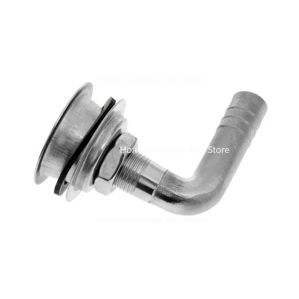 5/8 Inch Stainless Steel Thin Elbow Ventilation Port, Marine Yacht RV Hardware Accessories