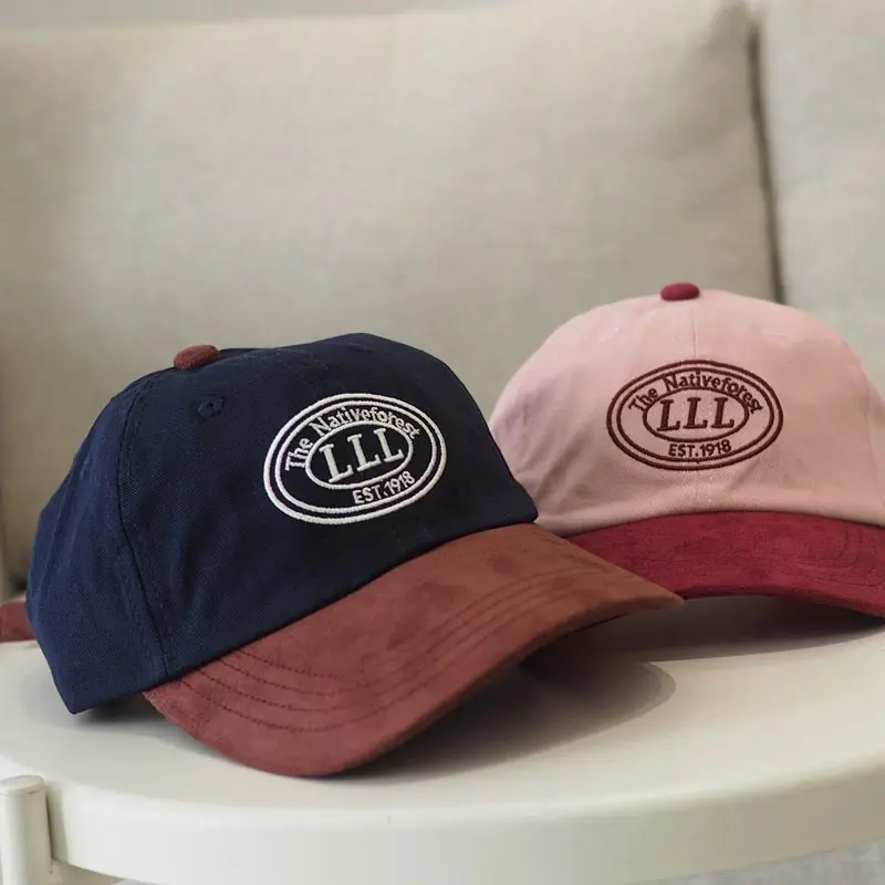 Berretto da baseball da donna patchwork moda lettera ricamata cappello da sole snapback regolabile cappellini parasole per ragazza sportiva all'aria aperta