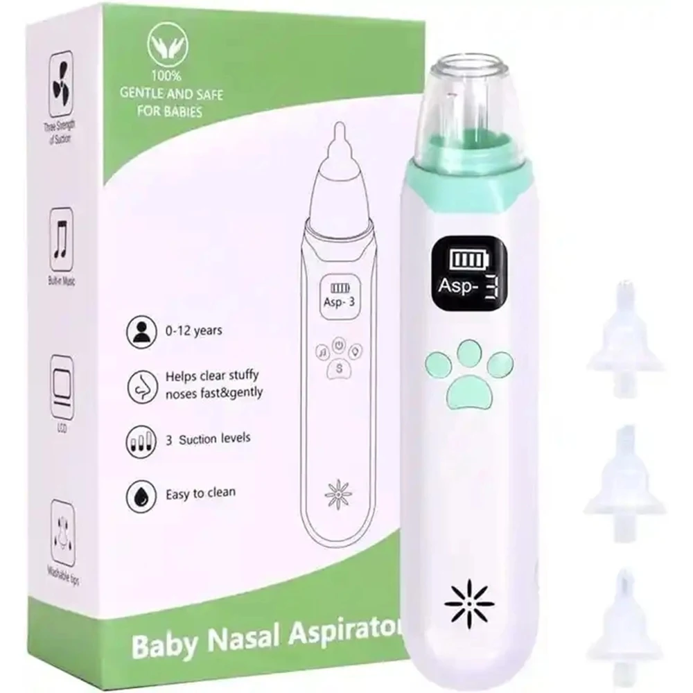 Nasal Aspirator For Infants And Young Children Nasal Washer Electric Newborn Baby And Children\'s Nasal Mucus Cleaning Tool