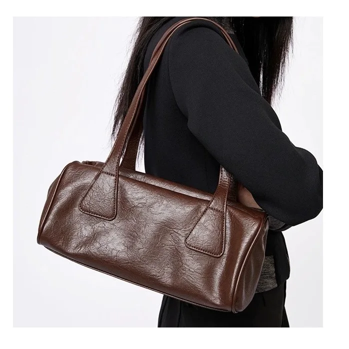 

Casual Female Armpit bag Soft pu leather ladies handbag Commuting design women Shoulder bags bolsa feminina totes
