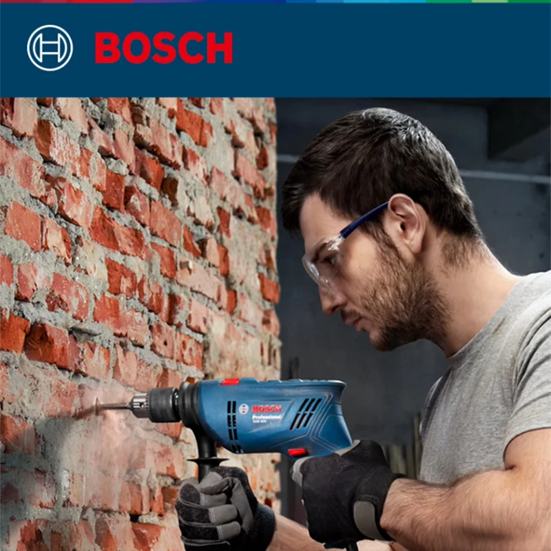 Bosch GSB 600 elektronarzędzie elektryczna wiertarka udarowa ręcznie wiertarka udarowa 220V do wiercenia w metalowych płytki ceramiczne ściennych