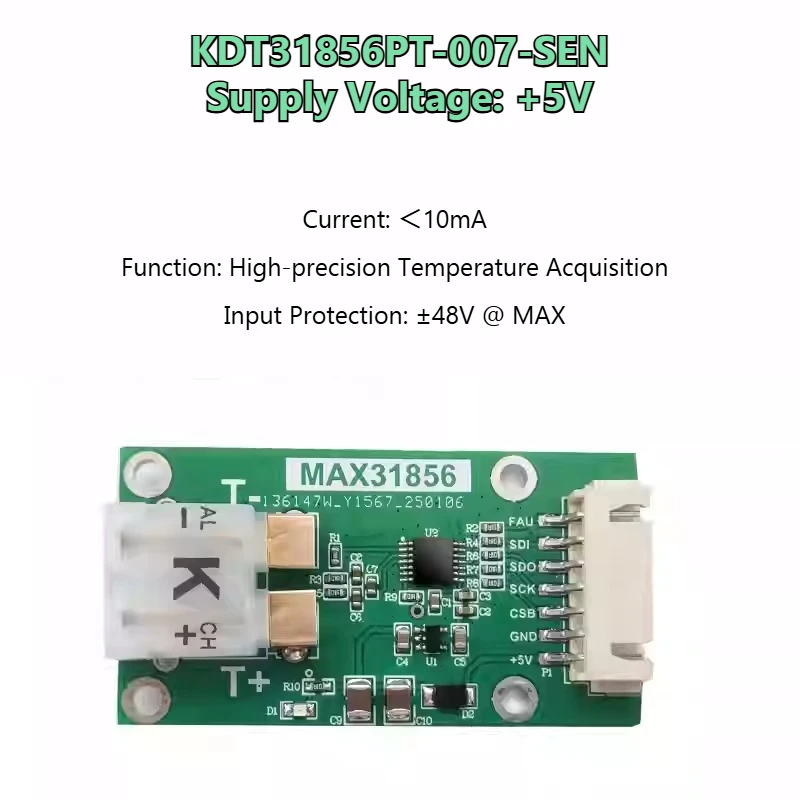 

MAX31856 Thermocouple Module High Precision, Development Board AD Converter, Thermocouple Temperature Acquisition Module