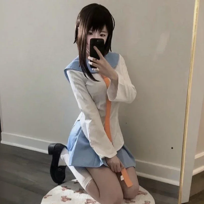 新しいアニメニセコイ霧崎千棘コスプレ衣装ガールセーラー制服シャツスカートセット JK 服カーニバル衣装