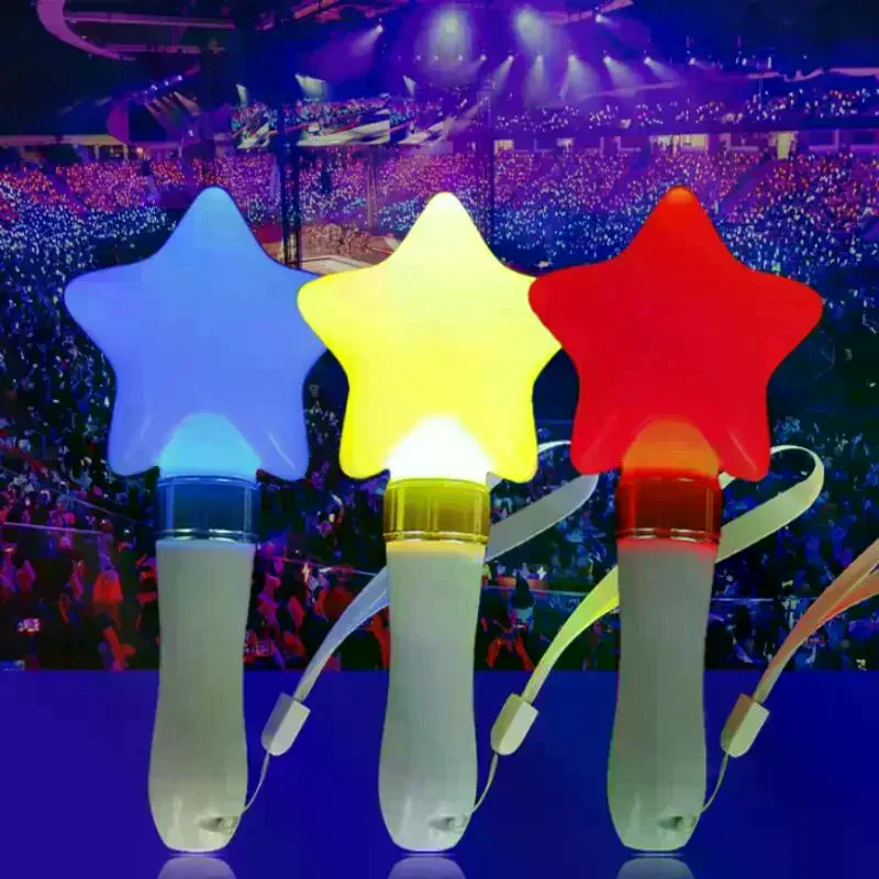Star Heart Lightstick Glow Stick Mini Lightsticks Concert Light Stick Support Rods For Concerts Fans Gifts