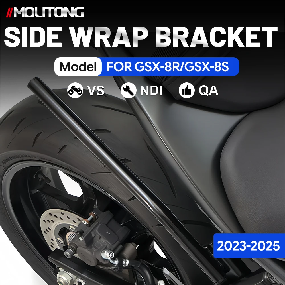 Superior-For GSX-8R For GSX8R 2023- 2025 Motorcycle Side Luggage Bracket Rack Saddle Bag Side Trunk Bag Holde