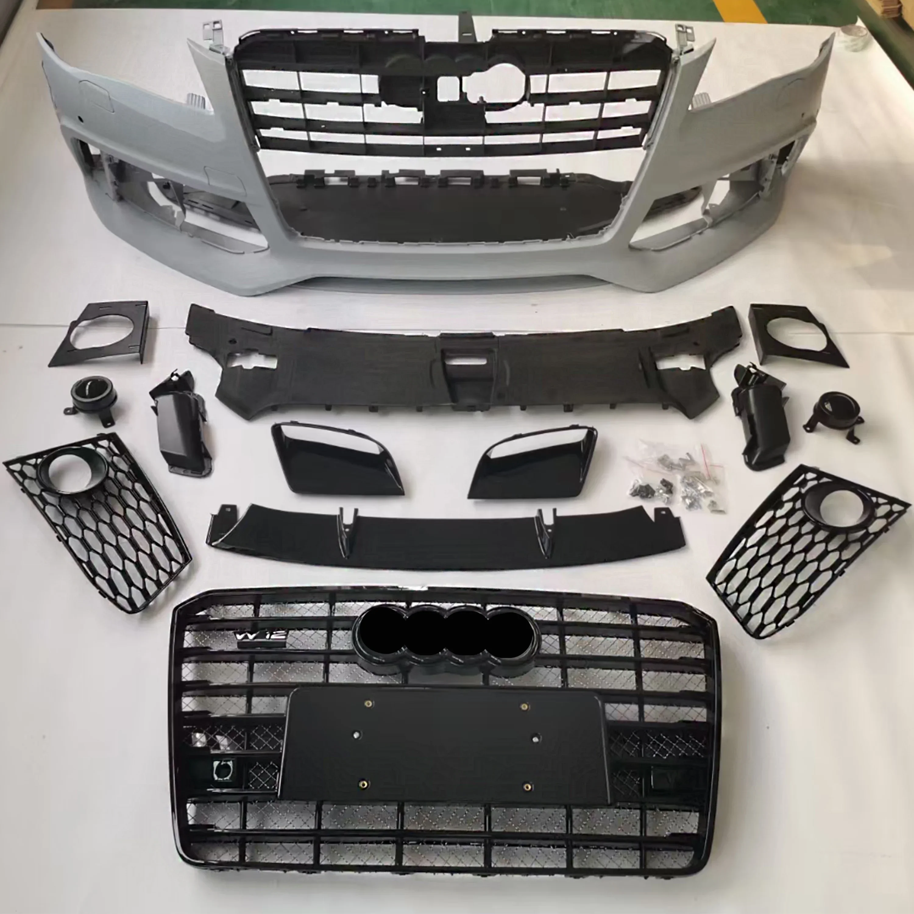 

Car body kits for Audi A8 D4 D4.5 2011-2018 year facelift to RS8 model with bumpers grilles