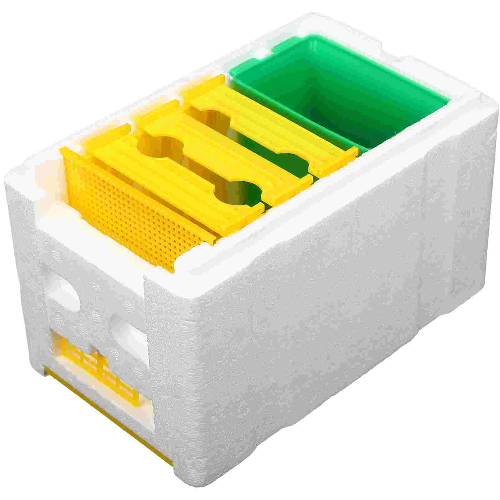 Plastic Bee Boxes Feeder Equipment Keeper Starting Kit Assembled Beehive Hives